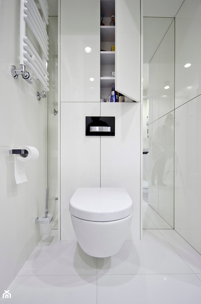 aranżacja wnętrz / projekt łazienki - Łazienka, styl minimalistyczny - zdjęcie od Fabrykawnetrz