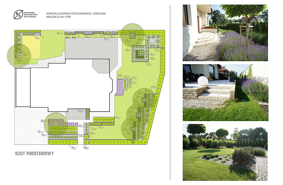 projekt i realizacja ogrodu przydomowego - zdjęcie od BK Pracownia Architektury Krajobrazu