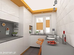 Mała, funkcjonalna kuchnia - Kuchnia, styl nowoczesny - zdjęcie od APA ARCHES sp. z o.o. sp.k.