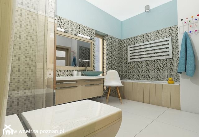 łazienka z sauną - Łazienka, styl nowoczesny - zdjęcie od APA ARCHES sp. z o.o. sp.k.