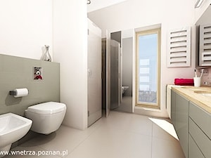 Łazienka przy sypialni - Łazienka, styl nowoczesny - zdjęcie od APA ARCHES sp. z o.o. sp.k.