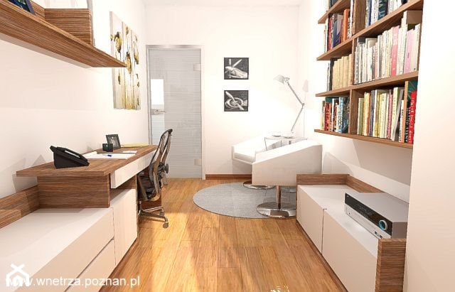 Pokój do pracy - Biuro, styl nowoczesny - zdjęcie od APA ARCHES sp. z o.o. sp.k.