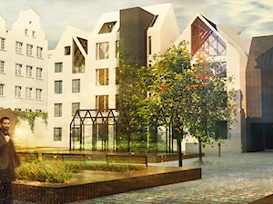 Rewitalizacja dwóch kwartałów miejskich w odniesieniu do drugiej fazy odbudowy Głównego Miasta w Gdańsku - zdjęcie od BEZ CUKRU studio projektowe