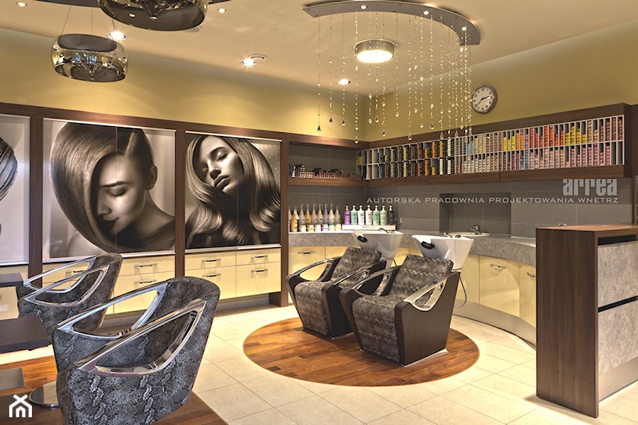 salon fryzjerski - zdjęcie od ARREA Autorska Pracownia Projektowania Wnętrz
