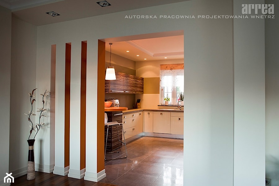 Dom w Sulechowie - Kuchnia, styl nowoczesny - zdjęcie od ARREA Autorska Pracownia Projektowania Wnętrz