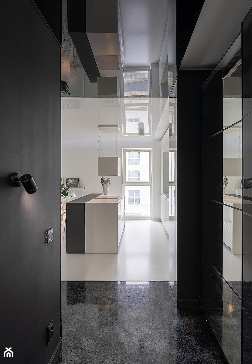 Mirror Apartment - Kuchnia - zdjęcie od Lasak Projektowanie