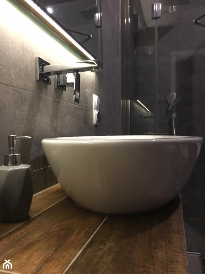 projekt łazienki - Łazienka, styl nowoczesny - zdjęcie od Lasak Projektowanie