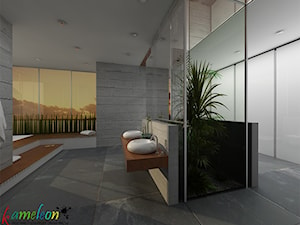 salon kąpielowy - betonowy - zdjęcie od Kameleon - Kreatywne Studio Projektowania Wnętrz