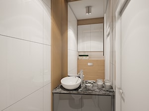 Mieszkanie Bemowo - Mała łazienka, styl nowoczesny - zdjęcie od Kameleon - Kreatywne Studio Projektowania Wnętrz