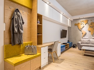 Mały salon, styl nowoczesny - zdjęcie od Kameleon - Kreatywne Studio Projektowania Wnętrz