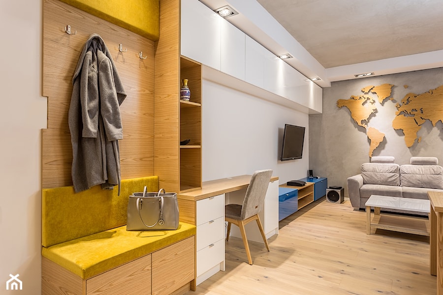 Mały salon, styl nowoczesny - zdjęcie od Kameleon - Kreatywne Studio Projektowania Wnętrz
