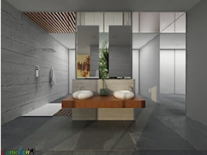 salon kąpielowy - betonowy