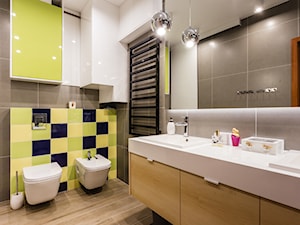 Mieszkanie, Józefów - Łazienka, styl nowoczesny - zdjęcie od Kameleon - Kreatywne Studio Projektowania Wnętrz