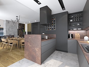 Dom Siedlce - Kuchnia, styl nowoczesny - zdjęcie od Kameleon - Kreatywne Studio Projektowania Wnętrz