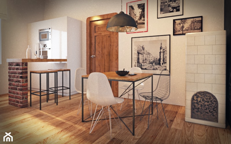 Kuchnia w stylu loftowym, industrialnym - zdjęcie od Kameleon - Kreatywne Studio Projektowania Wnętrz - Homebook