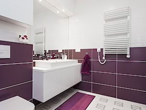 łazienka- Ursynów, Warszawa - Średnia bez okna z dwoma umywalkami łazienka, styl nowoczesny - zdjęcie od Kameleon - Kreatywne Studio Projektowania Wnętrz
