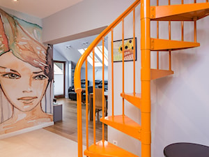 Mieszkanie, Józefów - Schody, styl nowoczesny - zdjęcie od Kameleon - Kreatywne Studio Projektowania Wnętrz