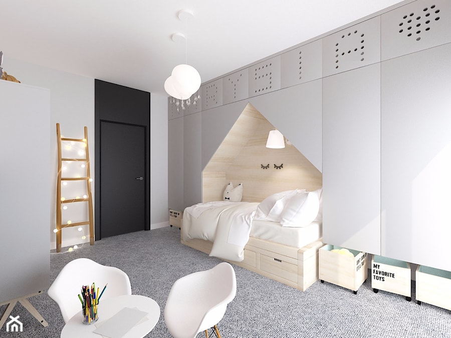 Dom Siedlce - Pokój dziecka, styl nowoczesny - zdjęcie od Kameleon - Kreatywne Studio Projektowania Wnętrz