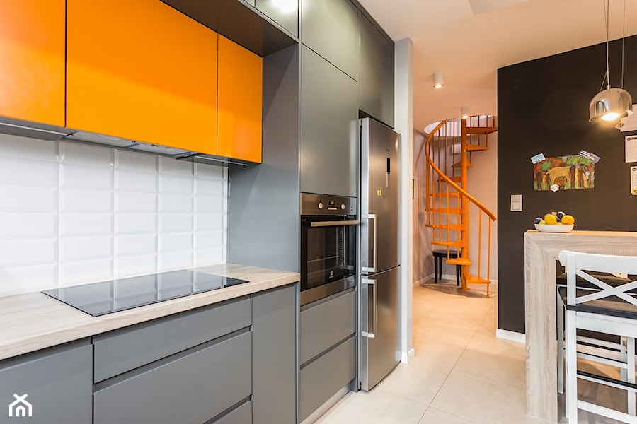 Mieszkanie, Józefów - Kuchnia, styl nowoczesny - zdjęcie od Kameleon - Kreatywne Studio Projektowania Wnętrz
