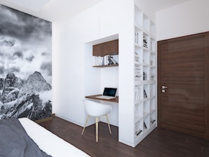 mieszkanie, Warszawa, Mokotów - Sypialnia, styl nowoczesny - zdjęcie od Kameleon - Kreatywne Studio Projektowania Wnętrz