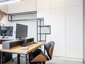 Showroom, Warszawa - Średnie białe biuro, styl nowoczesny - zdjęcie od Kameleon - Kreatywne Studio Projektowania Wnętrz