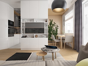 Mieszkanie Bemowo - Salon, styl nowoczesny - zdjęcie od Kameleon - Kreatywne Studio Projektowania Wnętrz