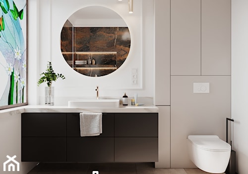 Projekty indywidualne łazienek - Łazienka, styl tradycyjny - zdjęcie od Marta Wanat Projektowanie wnętrz
