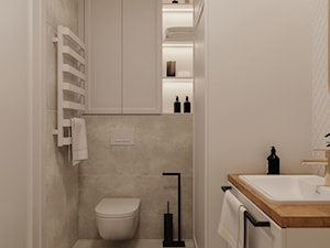 Eleganckie mieszkanie w stylu New Hamptons - Łazienka, styl tradycyjny - zdjęcie od Marta Wanat Projektowanie wnętrz