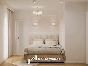 Hamptons - mieszkanie dla rodziny - Sypialnia, styl tradycyjny - zdjęcie od Marta Wanat Projektowanie wnętrz