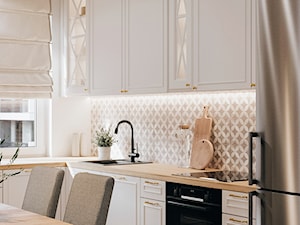 Przytulne mieszkanie - elegancka nowoczesność - Kuchnia, styl tradycyjny - zdjęcie od Marta Wanat Projektowanie wnętrz