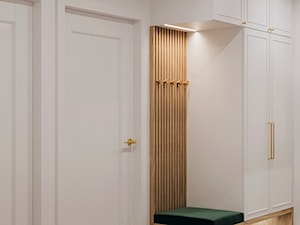 Przytulne mieszkanie - elegancka nowoczesność - Hol / przedpokój, styl tradycyjny - zdjęcie od Marta Wanat Projektowanie wnętrz