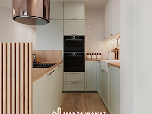 Mieszkanie z nutą natury - Kuchnia, styl skandynawski - zdjęcie od Marta Wanat Projektowanie wnętrz