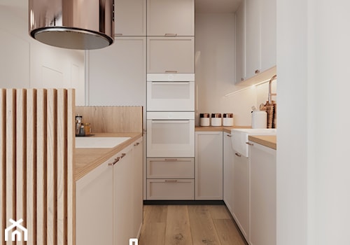 Mieszkanie z nutą natury - Kuchnia, styl skandynawski - zdjęcie od Marta Wanat Projektowanie wnętrz