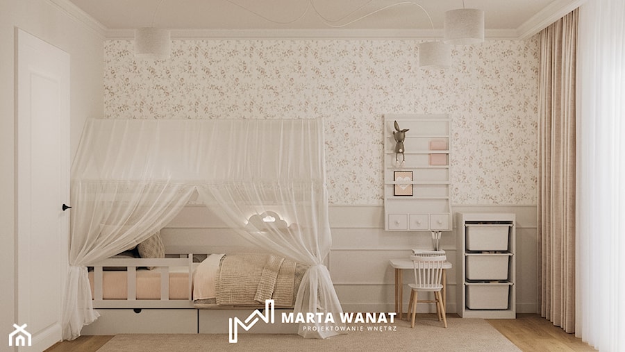 Hamptons - mieszkanie dla rodziny - Pokój dziecka, styl tradycyjny - zdjęcie od Marta Wanat Projektowanie wnętrz