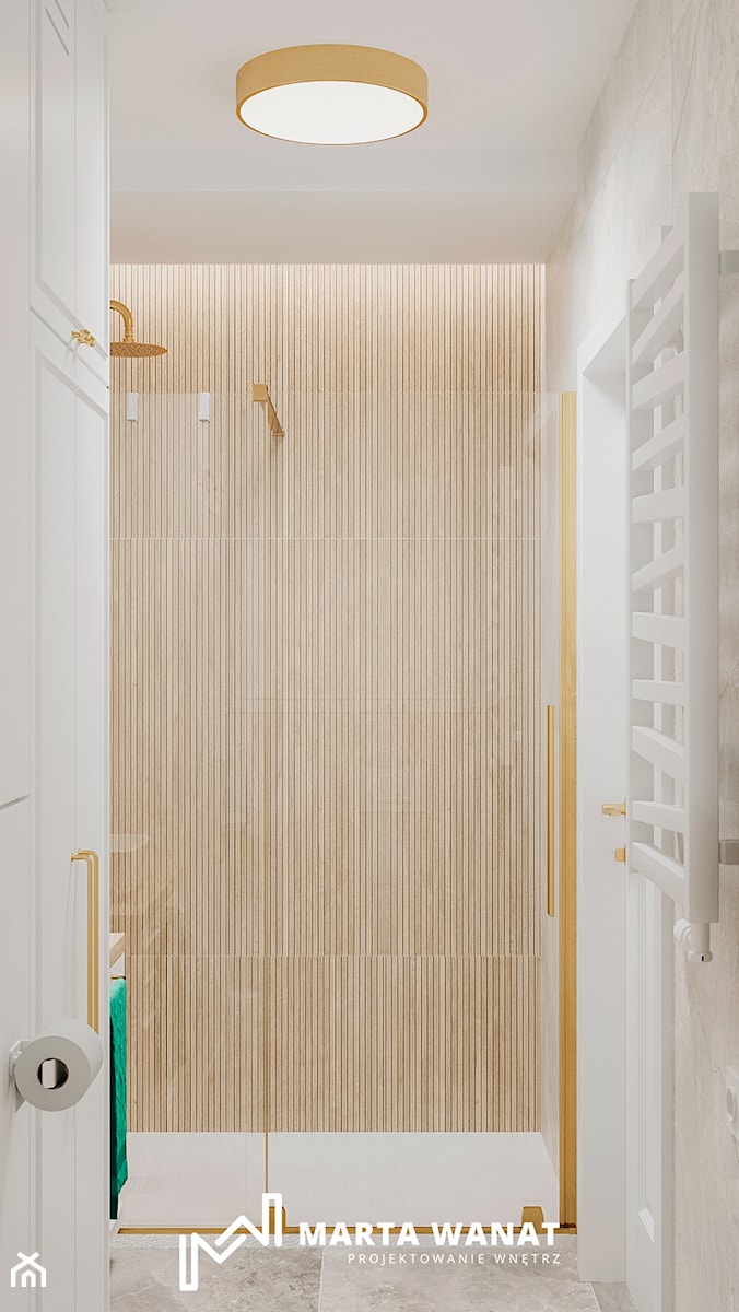 Przytulne mieszkanie - elegancka nowoczesność - Łazienka, styl tradycyjny - zdjęcie od Marta Wanat Projektowanie wnętrz