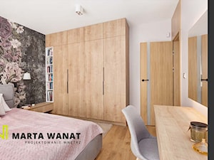 Dom pod Krakowem - Sypialnia, styl glamour - zdjęcie od Marta Wanat Projektowanie wnętrz