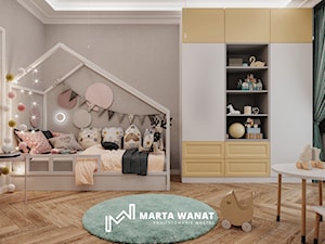 Eleganckie mieszkanie w stylu New Hamptons - Pokój dziecka, styl tradycyjny - zdjęcie od Marta Wanat Projektowanie wnętrz