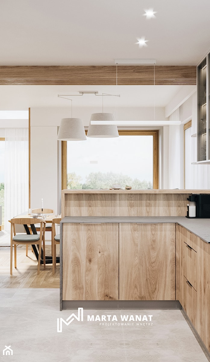 Eko dom - Kuchnia, styl skandynawski - zdjęcie od Marta Wanat Projektowanie wnętrz