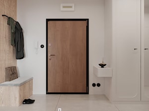 Modernistyczny minimalizm - Hol / przedpokój, styl minimalistyczny - zdjęcie od Marta Wanat Projektowanie wnętrz