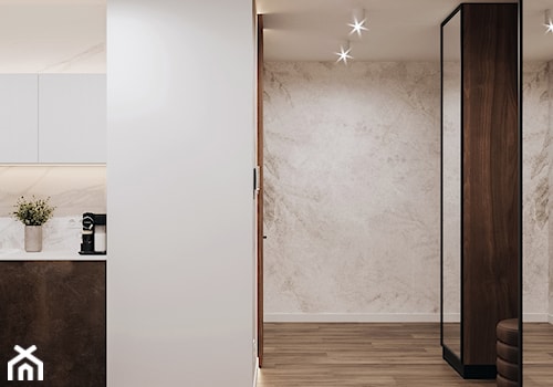 Eleganckie mieszkanie na wynajem - Hol / przedpokój, styl glamour - zdjęcie od Marta Wanat Projektowanie wnętrz