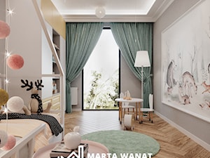 Eleganckie mieszkanie w stylu New Hamptons - Pokój dziecka, styl tradycyjny - zdjęcie od Marta Wanat Projektowanie wnętrz