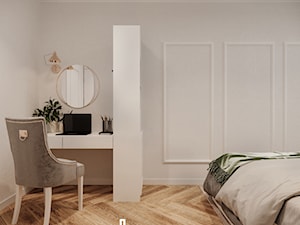 Eleganckie mieszkanie w stylu New Hamptons - Sypialnia, styl tradycyjny - zdjęcie od Marta Wanat Projektowanie wnętrz