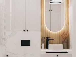 Hamptons - mieszkanie dla rodziny - Łazienka, styl tradycyjny - zdjęcie od Marta Wanat Projektowanie wnętrz