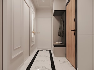 Jasne mieszkanie w stylu nowoczesnym - Hol / przedpokój, styl nowoczesny - zdjęcie od Marta Wanat Projektowanie wnętrz