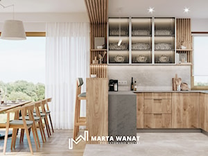 Eko dom - Kuchnia, styl skandynawski - zdjęcie od Marta Wanat Projektowanie wnętrz