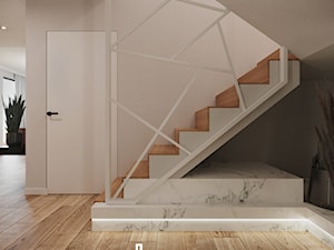 Projekt wnętrza dla rodziny - Hol / przedpokój, styl nowoczesny - zdjęcie od Marta Wanat Projektowanie wnętrz
