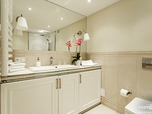 BOUTIQUE HOTEL - "IMAGINE APARTMENTS" - STAROWIŚLNA 4 KRAKÓW - Mała łazienka, styl tradycyjny - zdjęcie od MANGO STUDIO - projekty wnętrz & wykonawstwo "POD KLUCZ" - ZASTĘPSTWO INWESTORSKIE - projekty wnętrz HoReCa - konsultacje