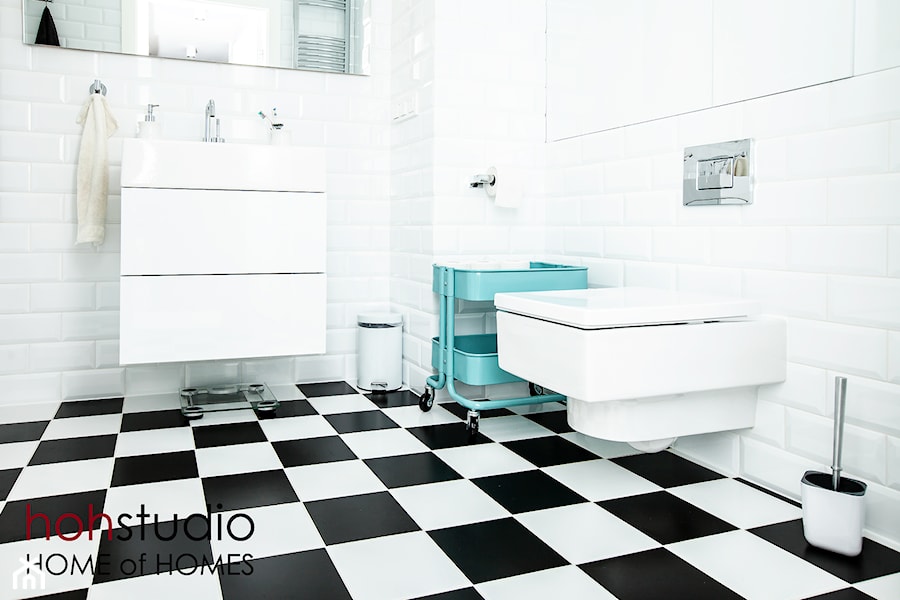 Grafiki na Woli! - Średnia łazienka, styl nowoczesny - zdjęcie od HoH studio