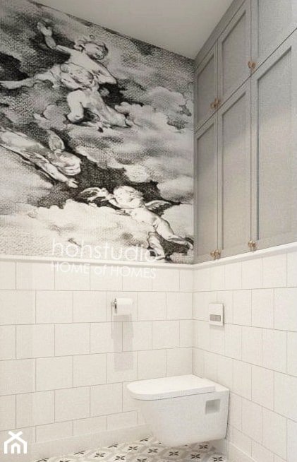 Piękna Praga - Mała bez okna łazienka, styl tradycyjny - zdjęcie od HoH studio - Homebook