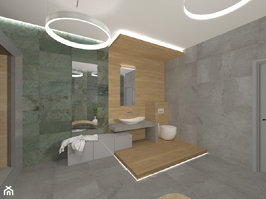 łazienka z sauną - zdjęcie od evarte